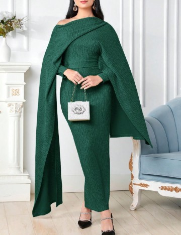 
						Rochie lunga SHEIN, verde