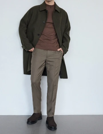 Pantaloni Reserved, kaki