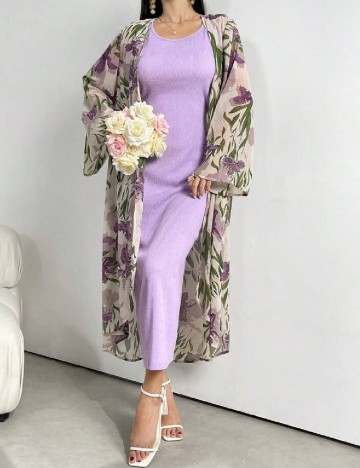 
						Rochie lunga SHEIN, lila