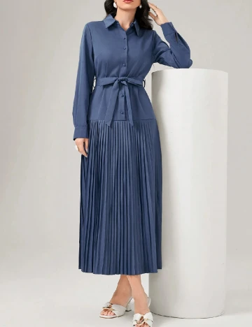 Rochie lunga SHEIN, albastru Albastru