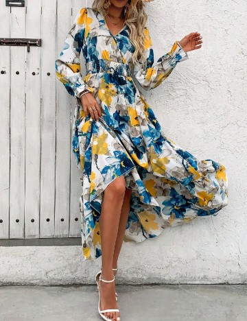 
						Rochie lunga SHEIN, mix culori