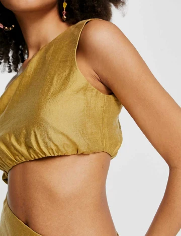 Rochie lunga ASOS, mustar