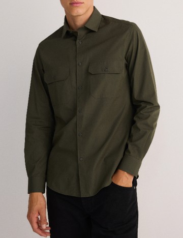 
						Camasa Reserved, verde
