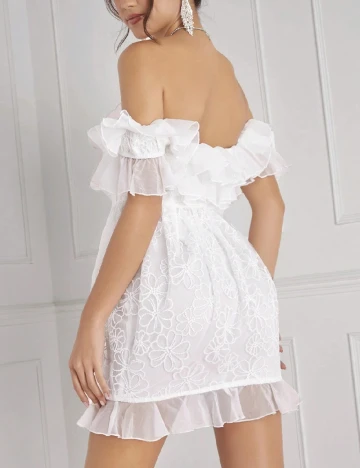 Rochie scurta SHEIN, alb