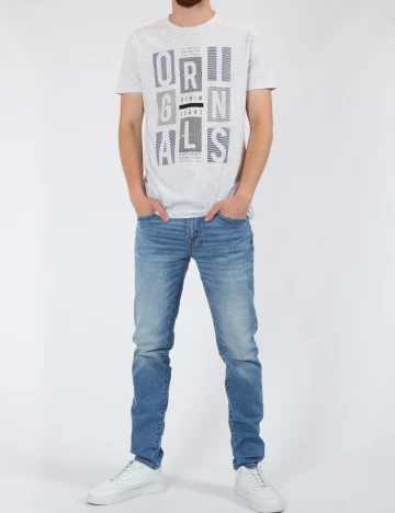 Tricou Milano Bulls, gri
