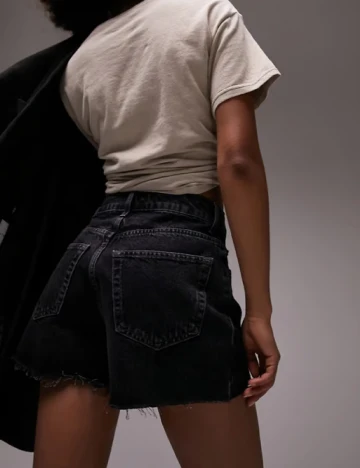 Pantaloni scurti Top Shop, negru