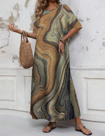 
						Rochie lunga SHEIN, mix culori