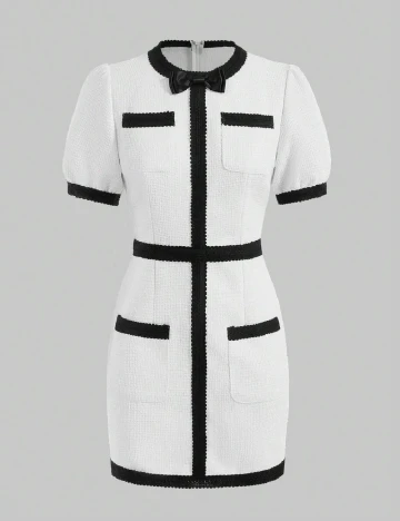 Rochie scurta SHEIN, alb