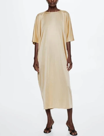 Rochie lunga Mango, crem
