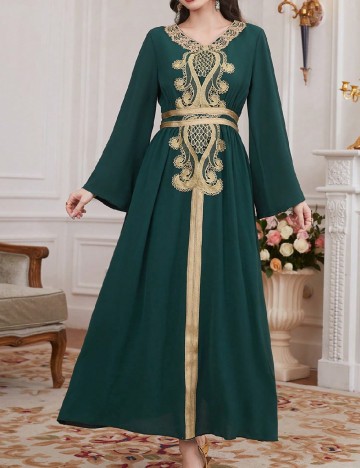 
						Rochie lunga SHEIN, verde