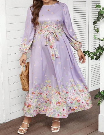 Rochie lunga SHEIN CURVE, floral