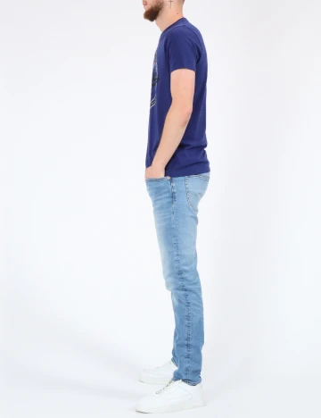 Tricou Milano Bulls, bleumarin