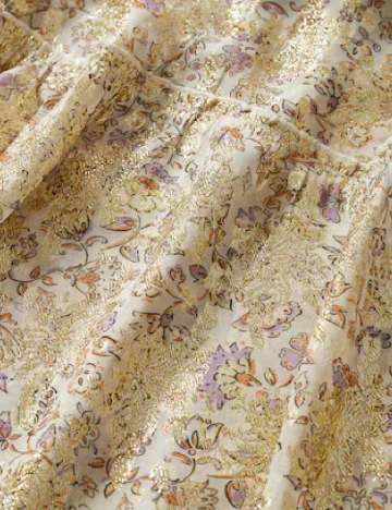 Rochie lunga Mango, auriu