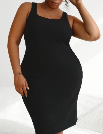 Rochie scurta SHEIN CURVE, negru