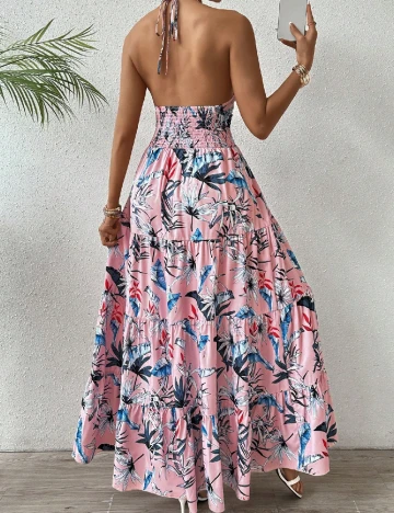 Rochie lunga SHEIN, roz Roz