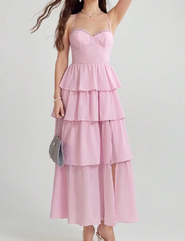 Rochie medie SHEIN, roz