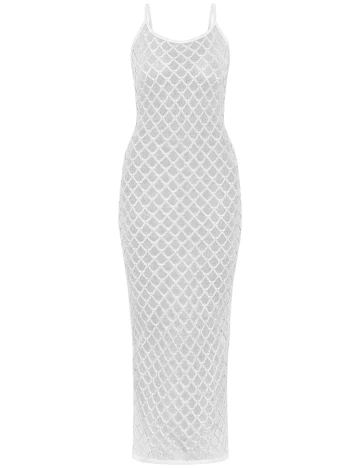 Rochie de plaja PRETTYLITTLETHING, alb