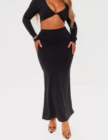Fusta PRETTYLITTLETHING, negru