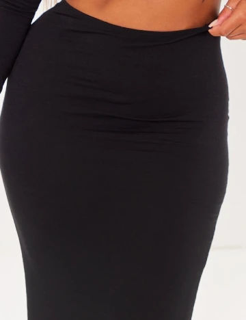 Fusta PRETTYLITTLETHING, negru