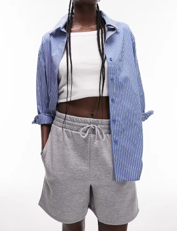 Pantaloni scurti Top Shop, gri Gri
