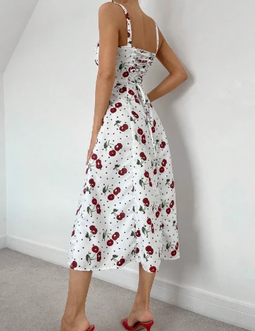 Rochie medie SHEIN, alb Alb
