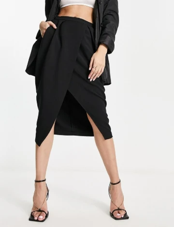 Fusta Closet London, negru Negru