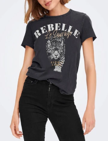 Tricou Only, gri