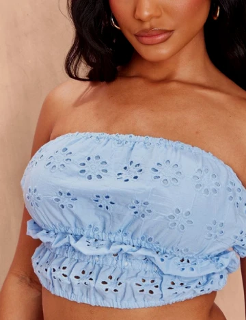 Top PRETTYLITTLETHING, albastru