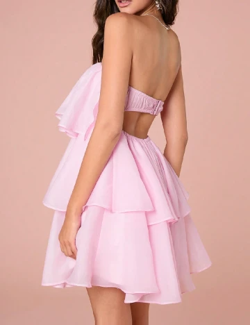 Rochie scurta SHEIN, roz