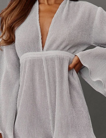 Salopeta PRETTYLITTLETHING, argintiu Gri