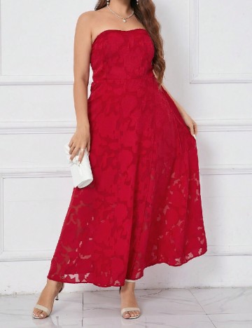 
						Rochie lunga SHEIN CURVE, rosu