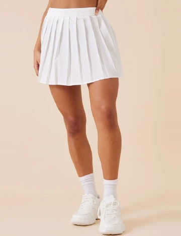 Fusta PRETTYLITTLETHING, alb