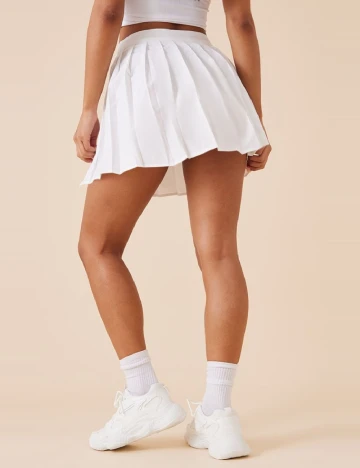 Fusta PRETTYLITTLETHING, alb