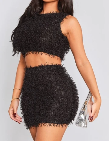 Fusta PRETTYLITTLETHING, negru Negru