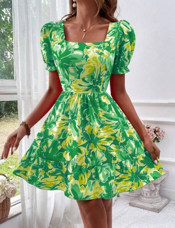 
						Rochie scurta SHEIN, verde