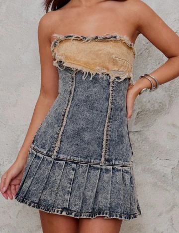 Rochie scurta PRETTYLITTLETHING, albastru