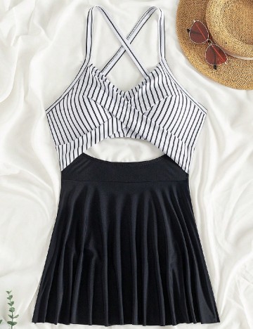 
						Costum de baie SHEIN, negru