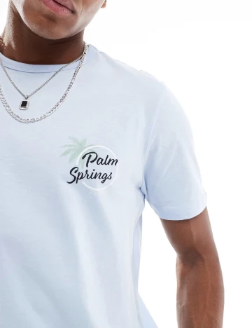 Tricou New look, albastru Albastru