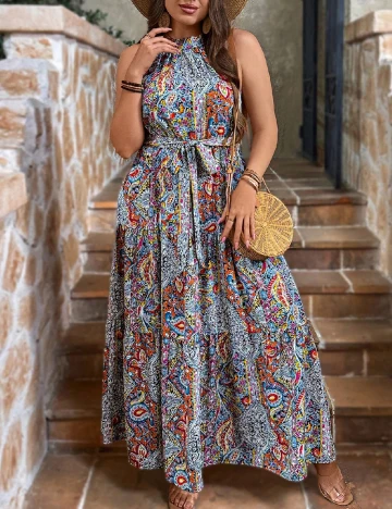 Rochie lunga SHEIN CURVE, mix culori