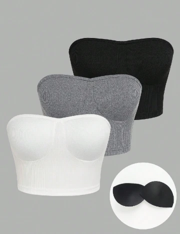 Set topuri 3 bucati SHEIN, mix culori Mix culori