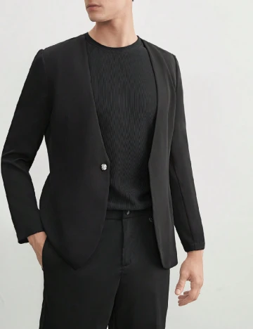Sacou SHEIN, negru Negru