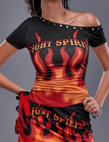 Tricou SHEIN, mix culori Mix culori