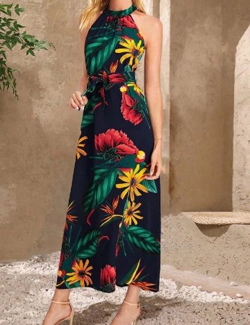 Rochie lunga SHEIN, floral print