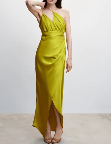 Rochie lunga Mango, verde Verde