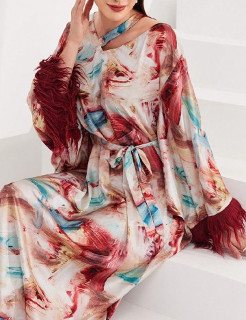 
						Rochie lunga SHEIN, mix culori