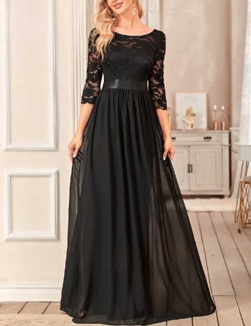 
						Rochie lunga Ever-Pretty, negru