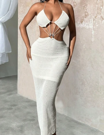 Rochie lunga SHEIN, alb