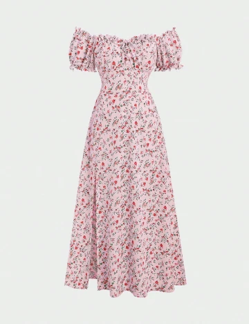 Rochie medie SHEIN, roz