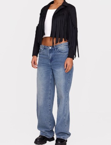 Jacheta PrettyLittleThing, negru