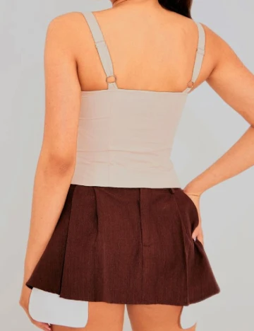 Top PRETTYLITTLETHING, crem Crem